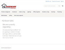 Tablet Screenshot of hardwaresales.com